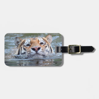 Étiquette À Bagage TigreNatation20150901