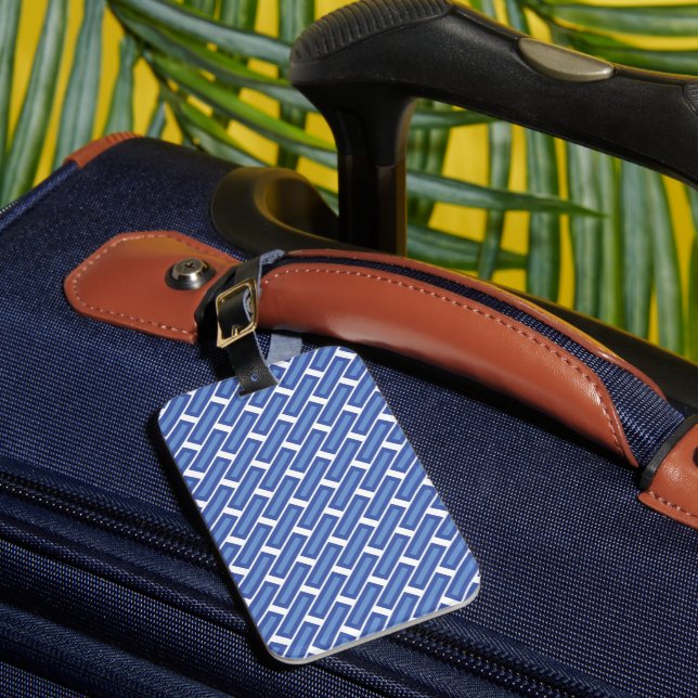 Étiquette À Bagage « Tissage croisé »  (Insitu Rectoal 1)