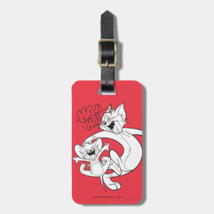 Étiquette À Bagage Tom Et Jerry Tom Et Jerry Rient