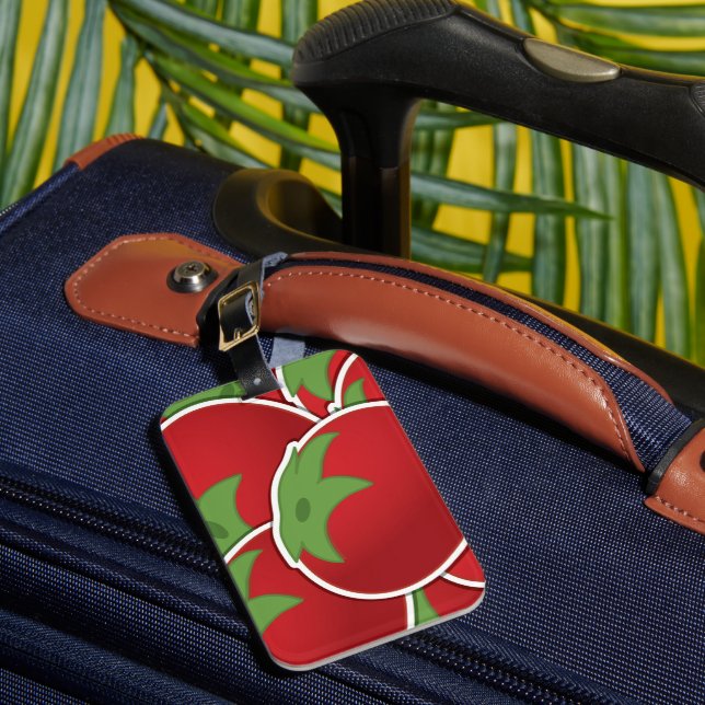 Étiquette À Bagage Tomate funky (Insitu Rectoal 1)