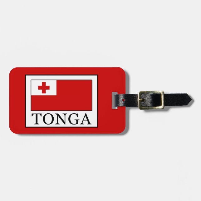 Étiquette À Bagage Tonga (Devant horizontal)