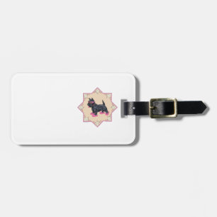 Étiquette À Bagage Tongs roses