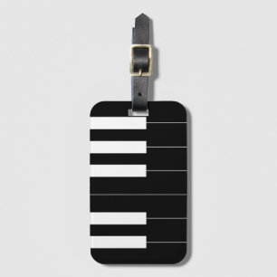 Étiquette À Bagage Touches de piano inversées
