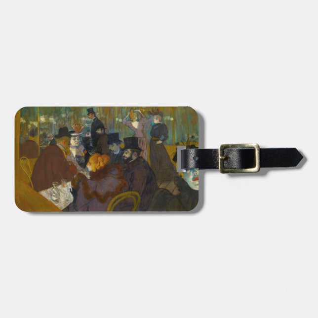 Étiquette À Bagage Toulouse-Lautrec - Au Rouge (Devant horizontal)