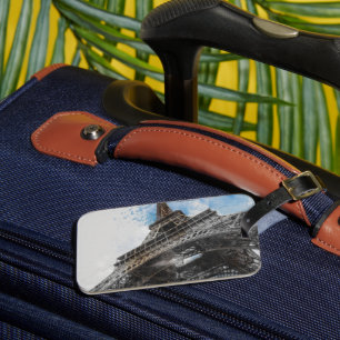 Étiquette À Bagage Tour Eiffel, Paris, France Carte postale