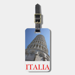 Étiquette À Bagage Tour penchée/étiquette de l'Italie