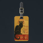 Étiquette À Bagage Tournee de Conversation Noir Chat noir<br><div class="desc">Tournee de Conversation Noir - Cabaret européen Vintage,  Salle de Musique,  Danse,  Divertissement Publicité</div>