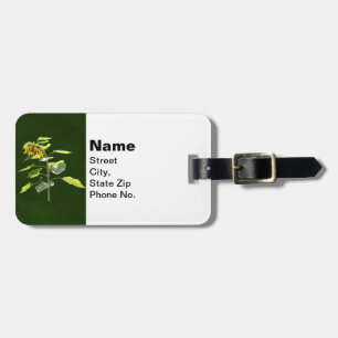 Étiquette À Bagage Tournesol et Épervier