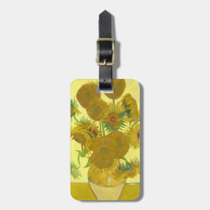 Étiquette À Bagage Tournesols de Van Gogh 1888