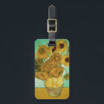 Étiquette À Bagage Tournesols de Vincent van Gogh |, 1888<br><div class="desc">Nombre de collection d'image :  BAL20294 tournesols,  1888 (huile sur la toile). Gogh,  huiles de fourgon de Vincent 1853-90) (sur la toile. Neue Pinakothek,  Munich,  Allemagne.  1888</div>