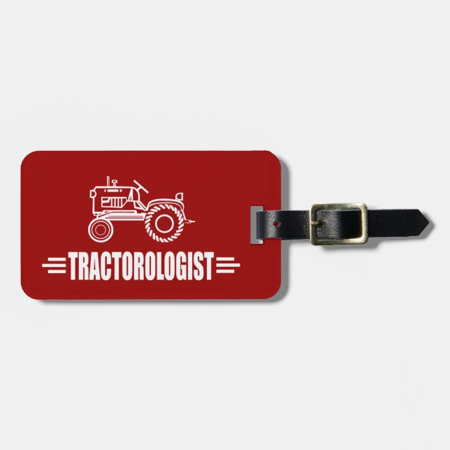 Étiquette À Bagage Tracteur drôle (Devant horizontal)