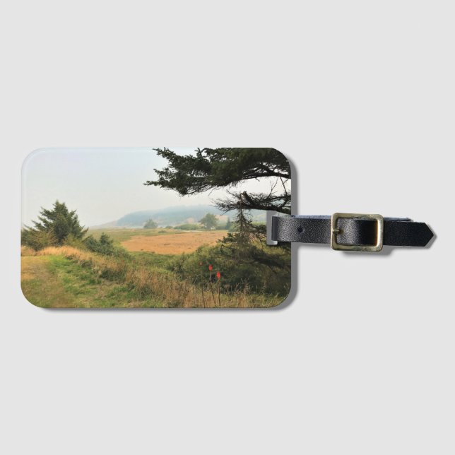 Étiquette À Bagage Trail at Cape Blanco (Devant Horizontal)