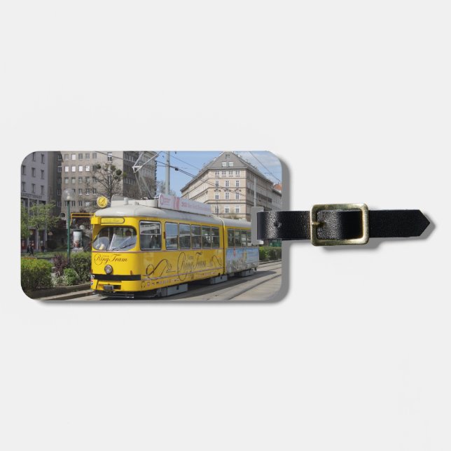 Étiquette À Bagage Tramway de Vienne (Devant horizontal)