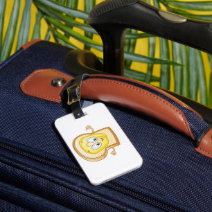 Étiquette À Bagage Tranches de pain beurré Kawaii Toast Bonheur