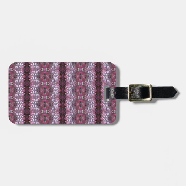 Étiquette À Bagage trèfle Ikat 3 (Devant horizontal)