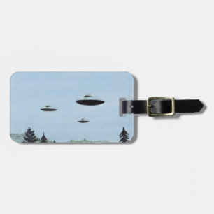 Étiquette À Bagage Trio UFO