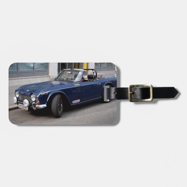 Étiquette À Bagage Triomphe TR4 A (Devant horizontal)