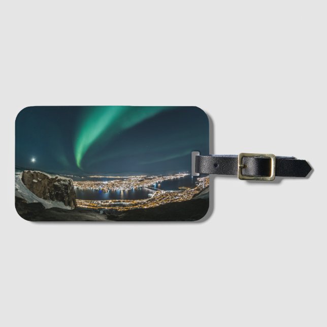Étiquette À Bagage Tromso Northern Lights (Devant Horizontal)