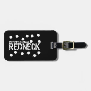 Étiquette À Bagage Trou à puces Redneck professionnel