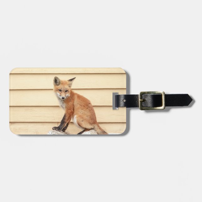 Étiquette À Bagage Trousse Red Fox dans la vallée de l'Hudson (Devant horizontal)