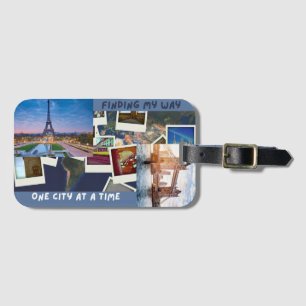 Étiquette À Bagage Trouver Mon Chemin Une Ville À La Fois