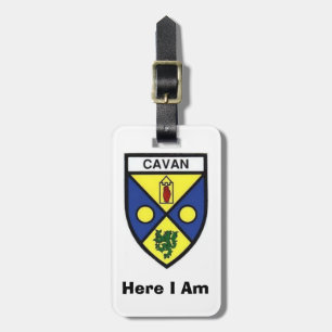Étiquette À Bagage Trouvez mes bagages personnalisés Cavan County ID 