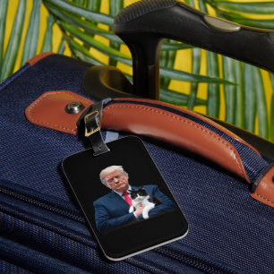 Étiquette À Bagage Trump 2024 Cat MAGA Funny Trump Cat