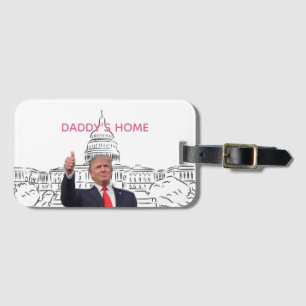 Étiquette À Bagage Trump 2024 Reprendre l'Amérique à la maison de pap