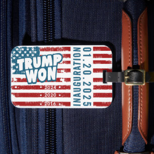 Étiquette À Bagage Trump a gagné 2024