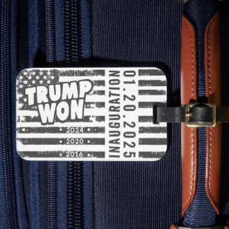 Étiquette À Bagage Trump a gagné 2024
