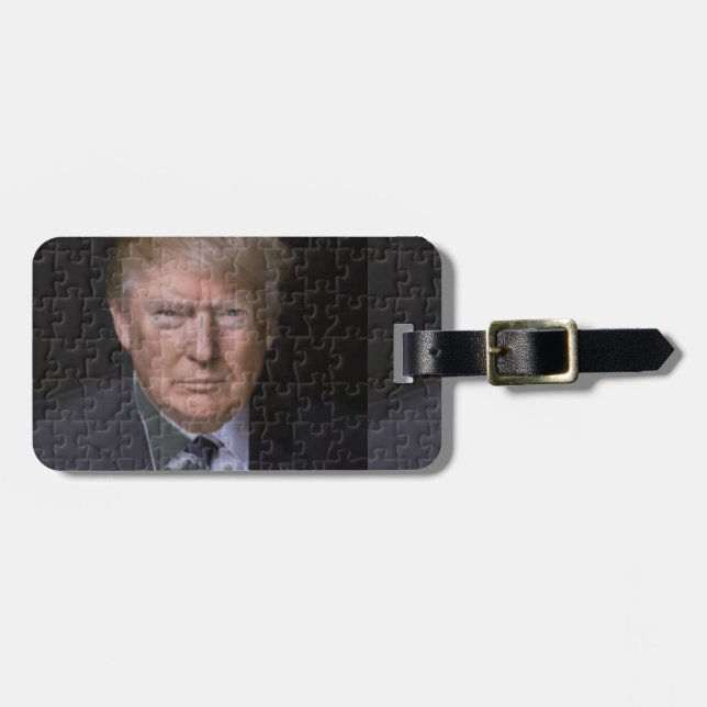Étiquette À Bagage Trump Love (Devant horizontal)