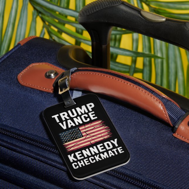 Étiquette À Bagage Trump Vance 2024 Trump Vance Kennedy Checkmate (Insitu Rectoal 1)