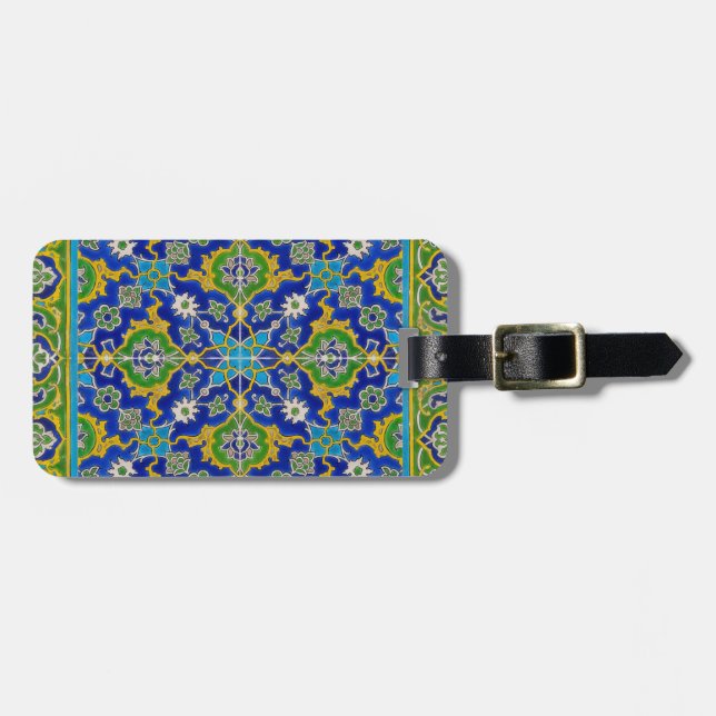 Étiquette À Bagage tuile d'iznik (Devant horizontal)