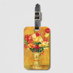 Étiquette À Bagage Tulipes par Pierre Renoir, Art Impressionniste Vin