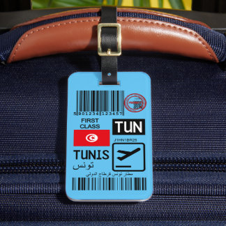 Étiquette À Bagage Tunis airport travel tag