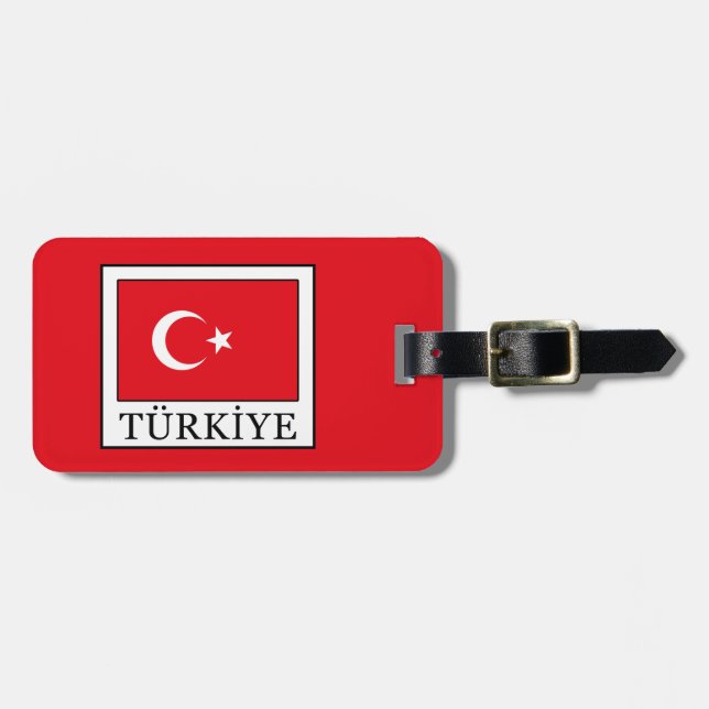 Étiquette À Bagage Türkiye (Devant horizontal)