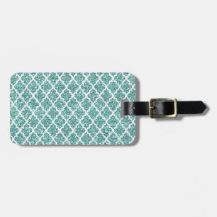 Étiquette À Bagage Turquoise