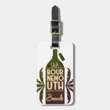 UK Bournemouth Beach Green Bottle 