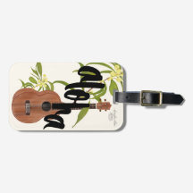 Ukulélé Koa Aloha Tag
