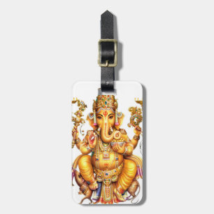ÉTIQUETTE À BAGAGE UN DIEU INDOU GANESH