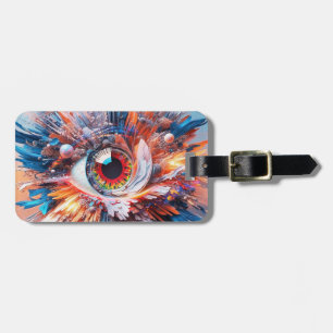 Étiquette À Bagage Un Monde De Merveilles Commence Par La Vision