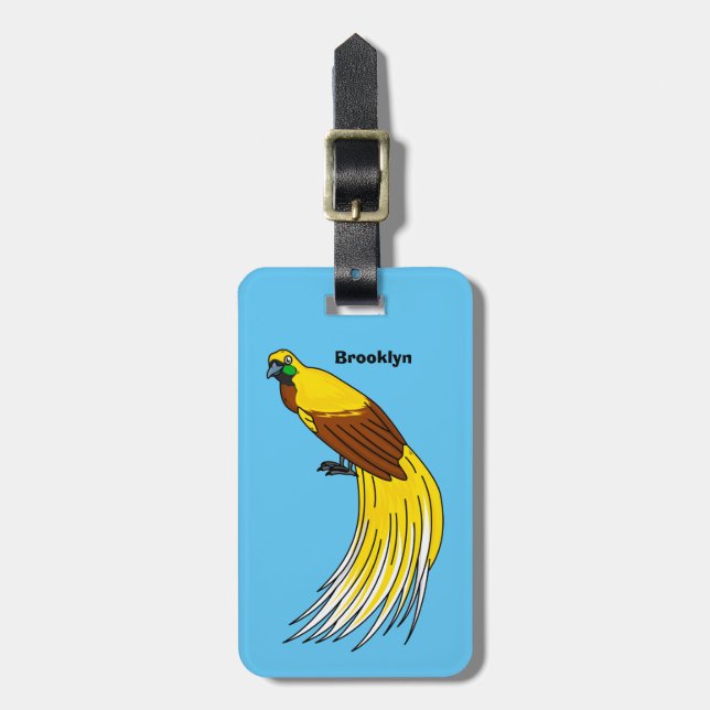 Étiquette À Bagage Un petit oiseau de paradis (Devant Vertical)