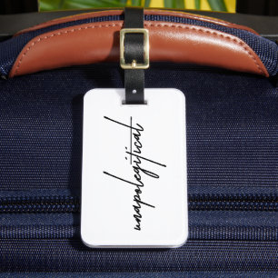 Étiquette À Bagage Unapologtical - Voyager avec audace