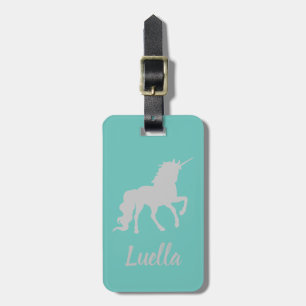 Étiquette À Bagage Unicorne Cute personnalisée