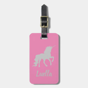 Étiquette À Bagage Unicorne Cute personnalisée