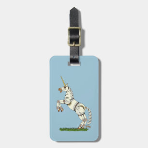 Étiquette À Bagage Unicorne mécanique