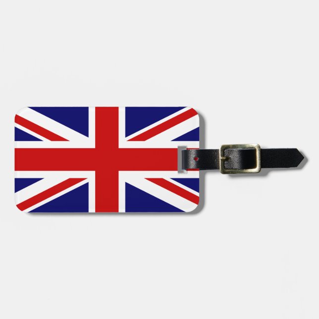 Étiquette À Bagage Union Jack (Devant horizontal)