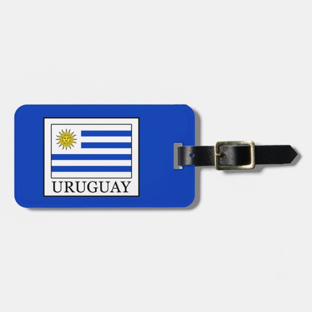 Étiquette À Bagage Uruguay (Devant horizontal)