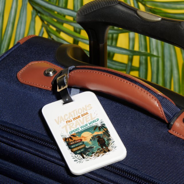 Étiquette À Bagage vacances & voyages  (Insitu Rectoal 1)