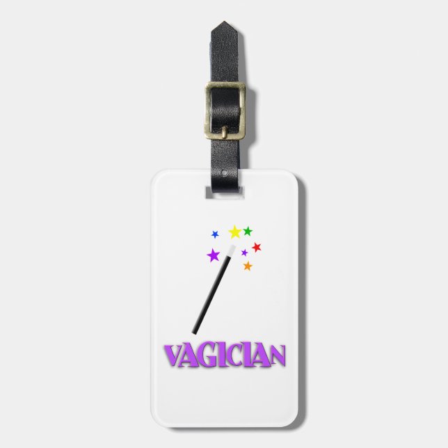 Étiquette À Bagage Vagician (Devant Vertical)